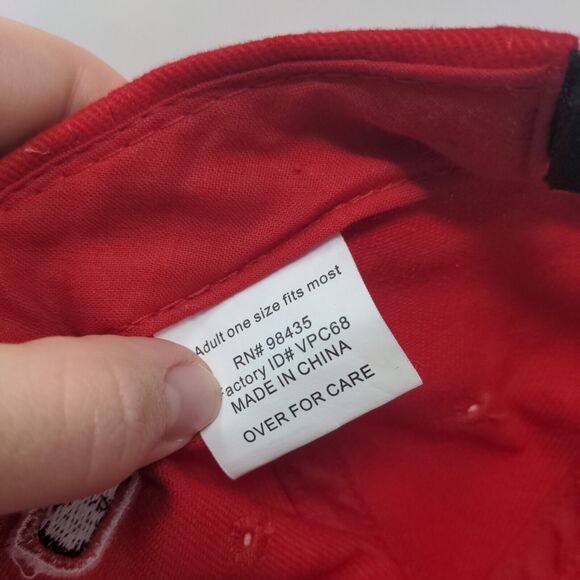 Team Penske Men's Strapback Hat Red OSFM #6 #3 Ryan Briscoe Helio Castroneves - Picture 7 of 7